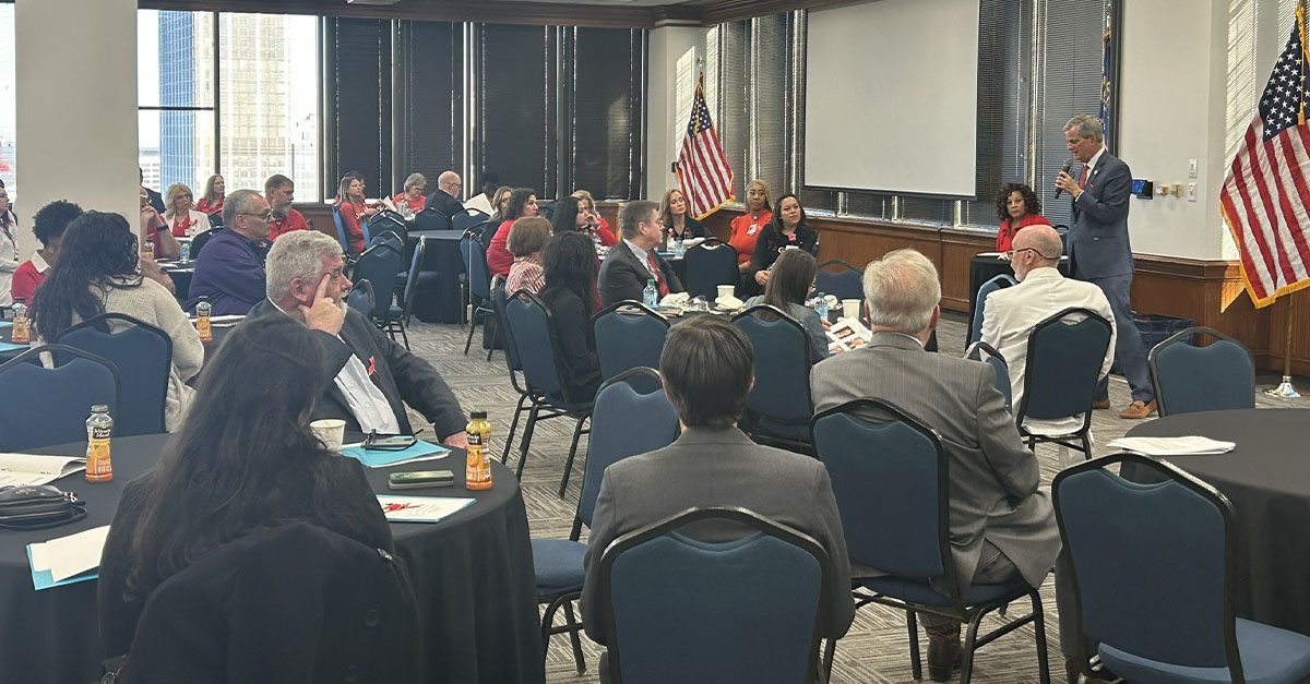 Senator Watson Addresses Group