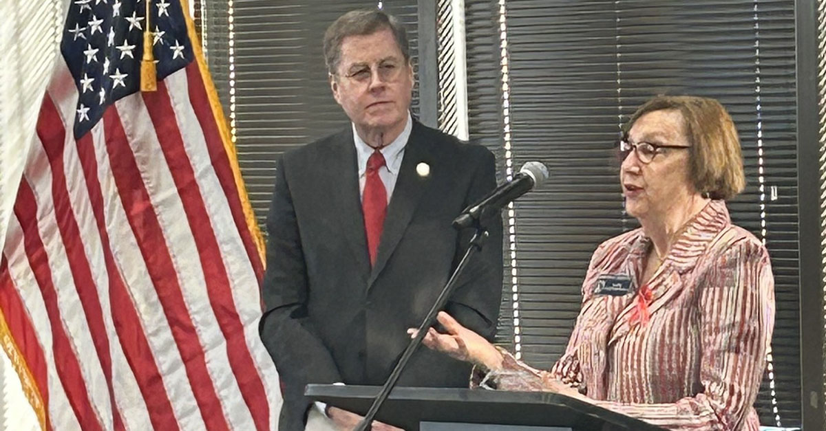 Senator Kirkpatrick Addresses Group